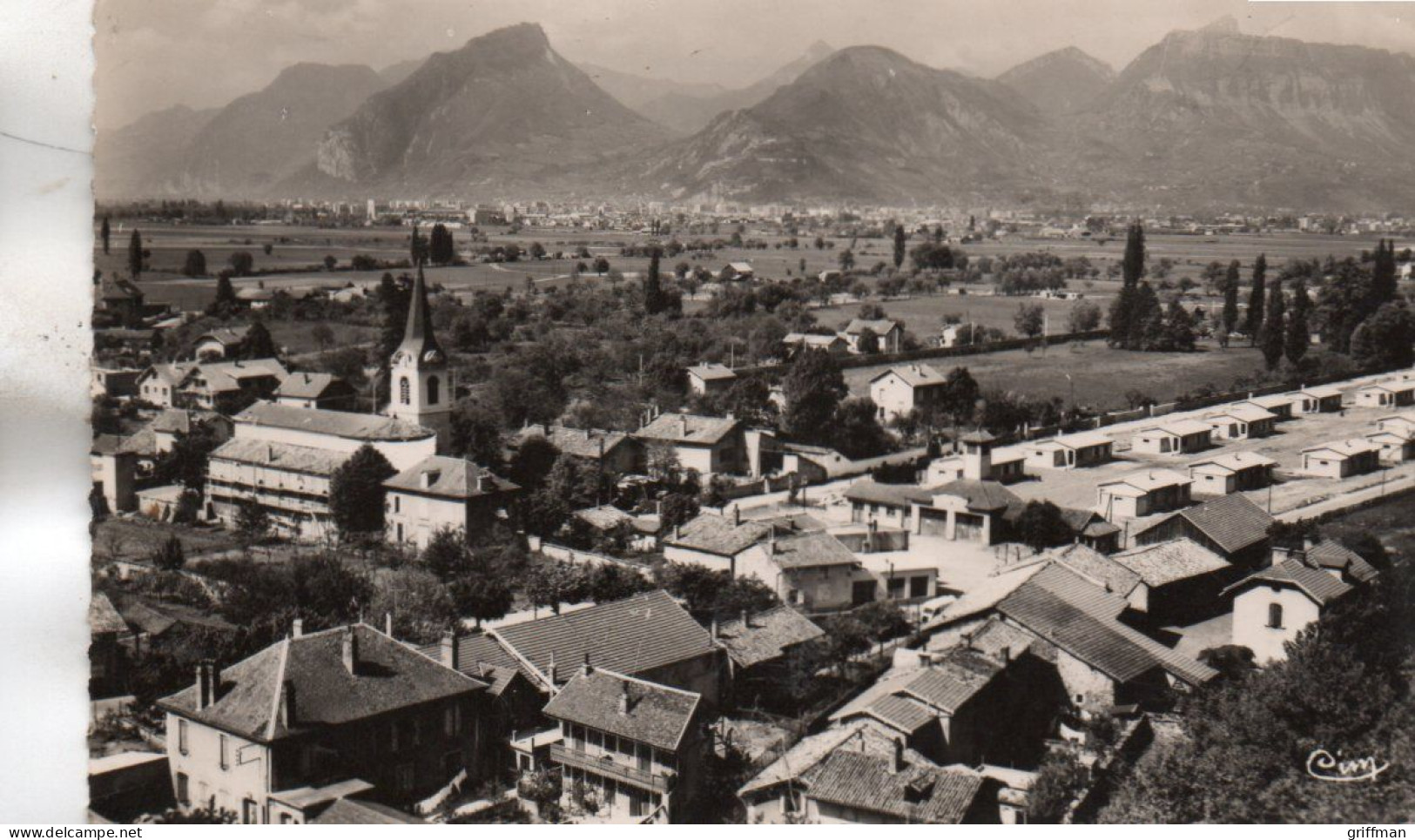 ECHIROLLES VUE GENERALE AERIENNE 1962 CPSM 9X14 TBE - Echirolles