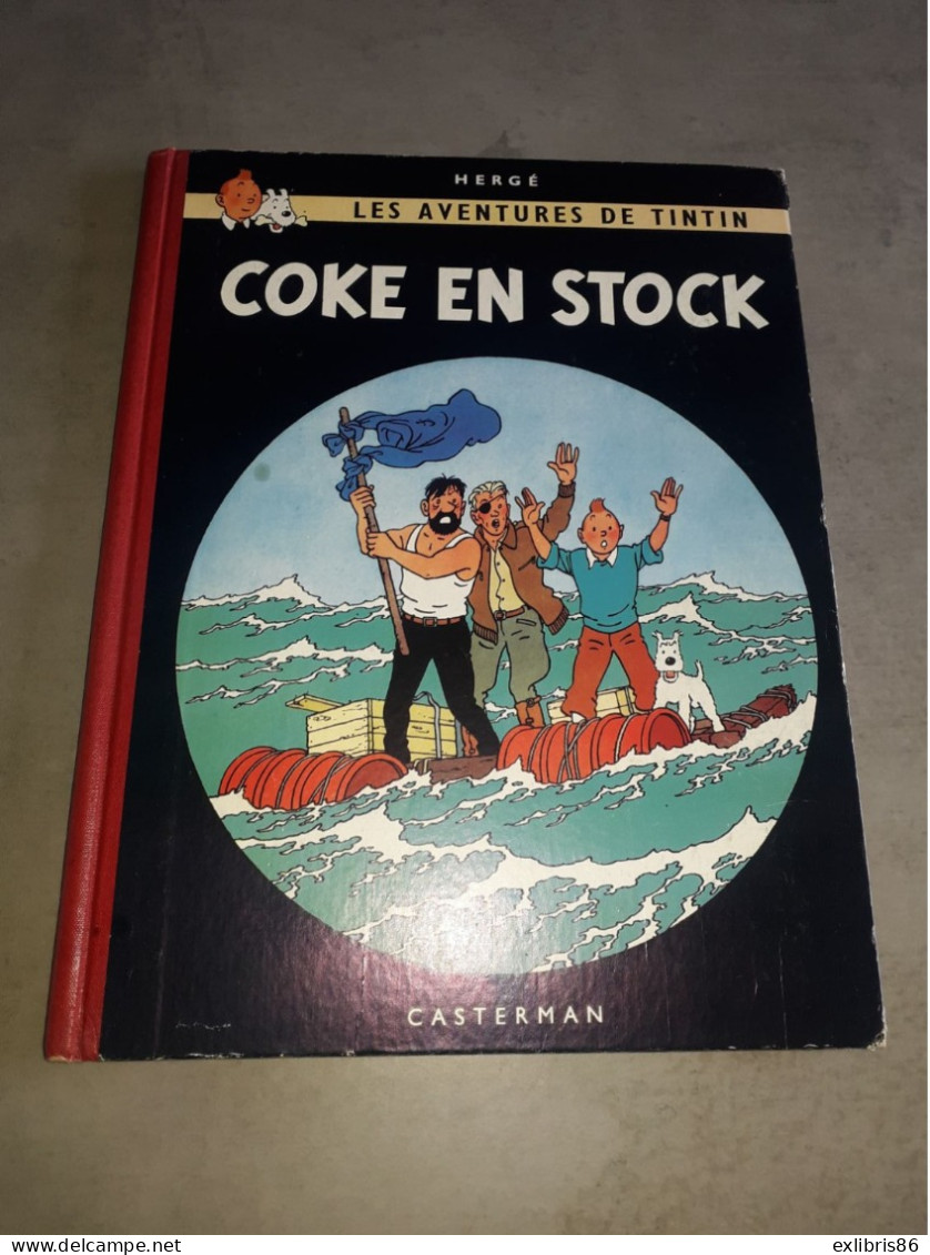 TINTIN COKE EN STOCK EDITION ORIGINALE B24 - Hergé