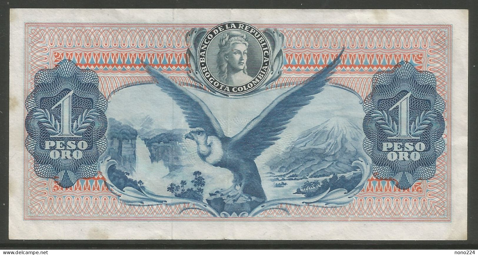 Billet De Colombie 1964 ( 1 Peso Oro Del Ano ) - Colombia