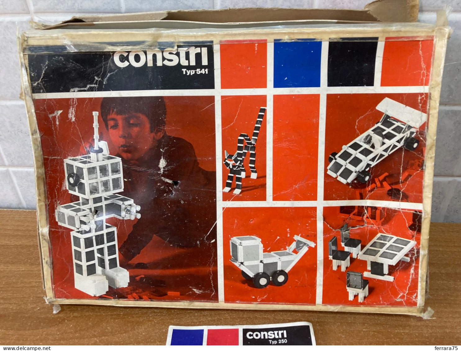 CONSTRI SET TYP 541 KIT COSTRUZIONI COMPLETA DI SCATOLA E ISTRUZIONI VINTAGE - Andere & Zonder Classificatie