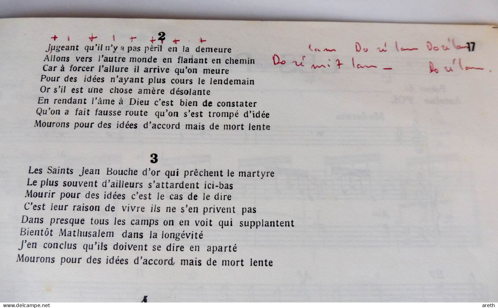 Georges Brassens - Album N° 13, 11 Titres ~ Paroles Et Musiques - Liederbücher