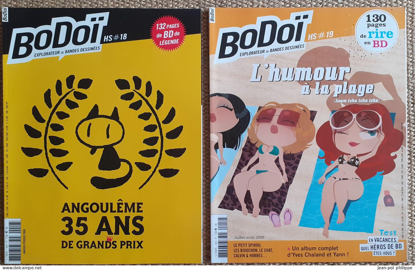 Magazines BD "Bodoï" des n° 15 à 121 + Hors séries