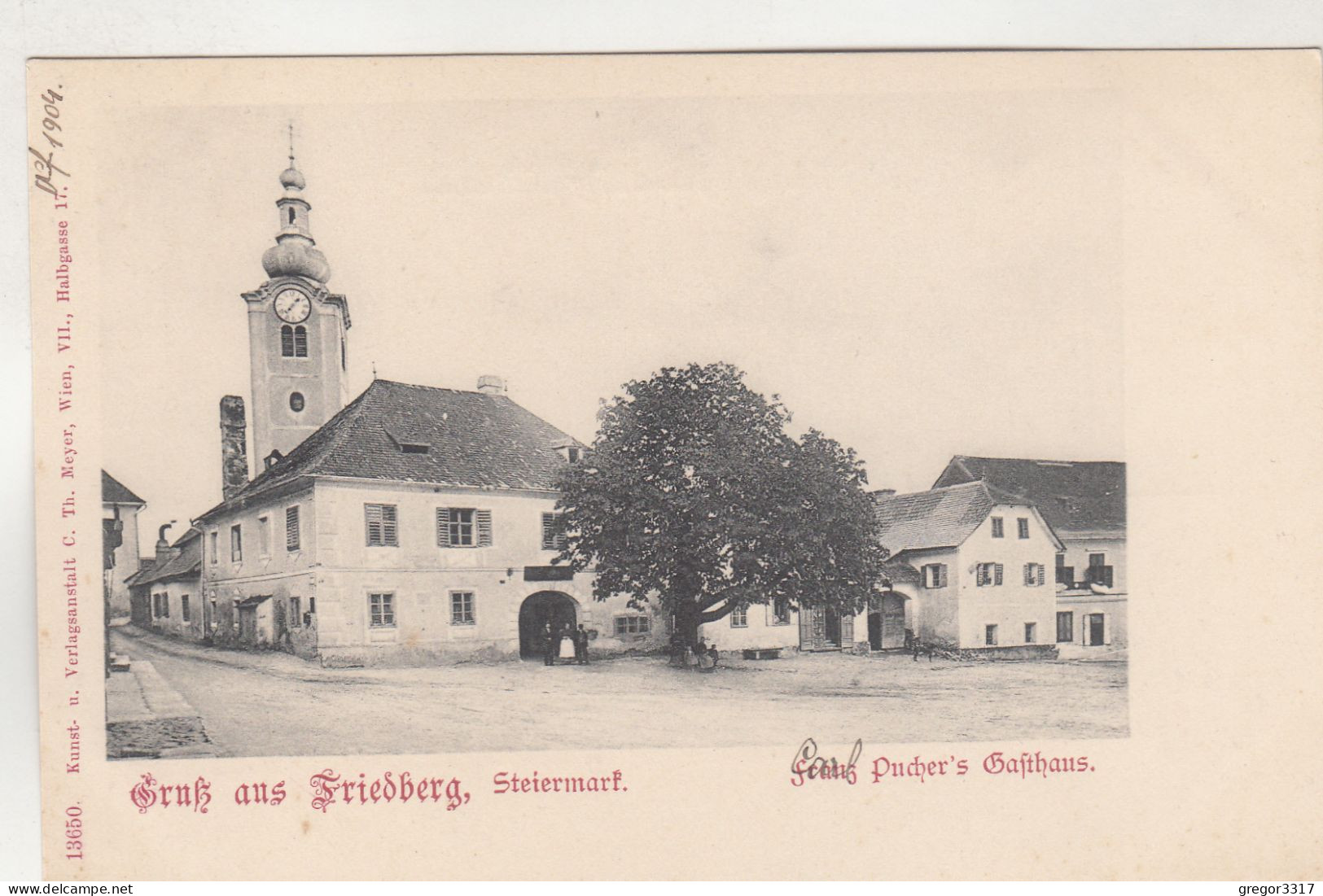 D6287) GRUSS Aus FRIEDBERG - Steiermark - PUCHER's Gasthaus ALT ! 1904 - Friedberg