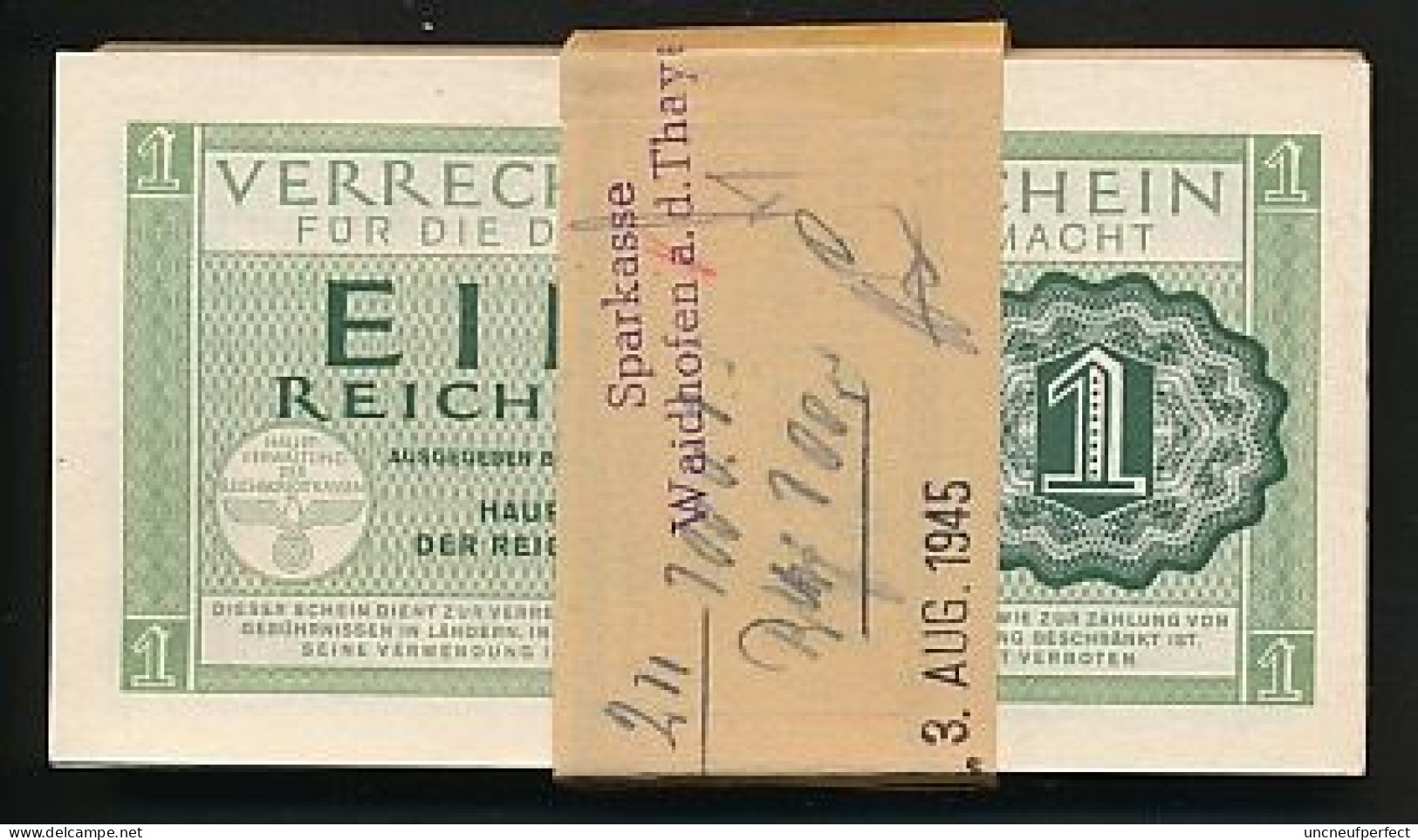 P M38 Ro511  DWM-8. 1 REICHSMARK 1944/45   UNC NEUF - Verrechnungsscheine - Dt. Wehrmacht