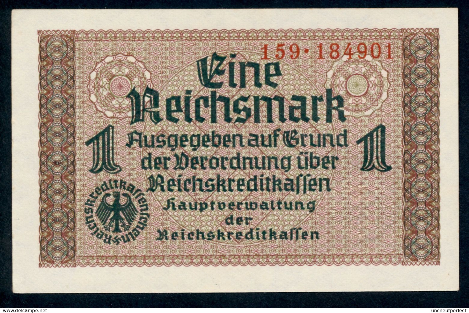 P-R136a  Ro551  ZWK-2a  1 Reichsmark 1939/44 ** UNC NEUF ** - Autres & Non Classés