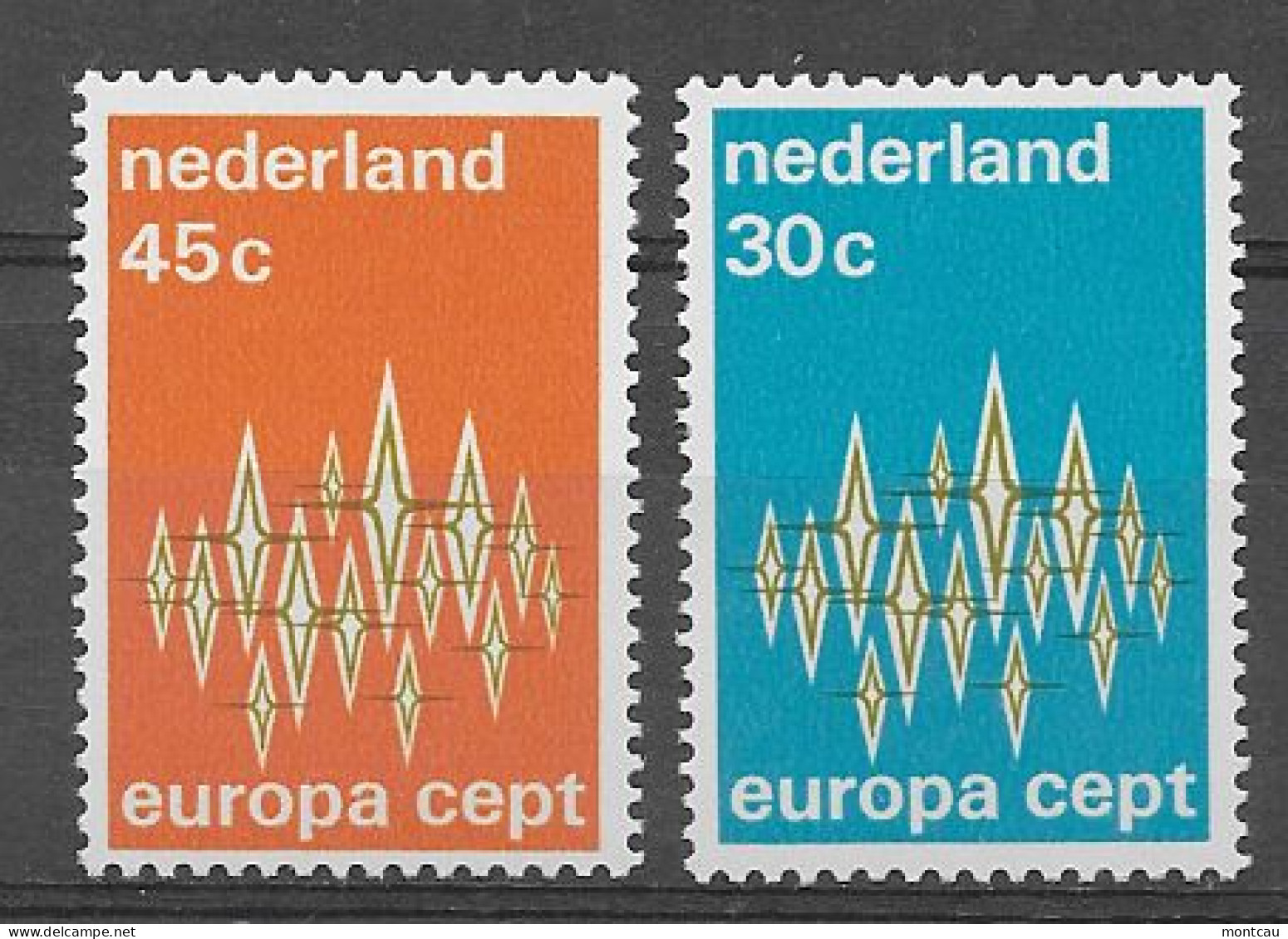 Nederland 1972.  Europa Mi 987-88  (**) - 1972