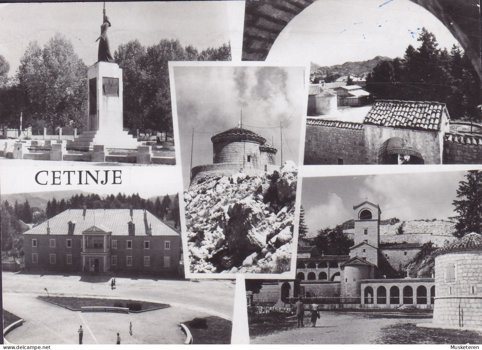 Yugoslavia PPC Cetinje VRSAC 1961 Brotype HUNDESTED (Arr.) Denmark REadressed SØBORG Vignette Echte Real Photo (2 Scans) - Covers & Documents