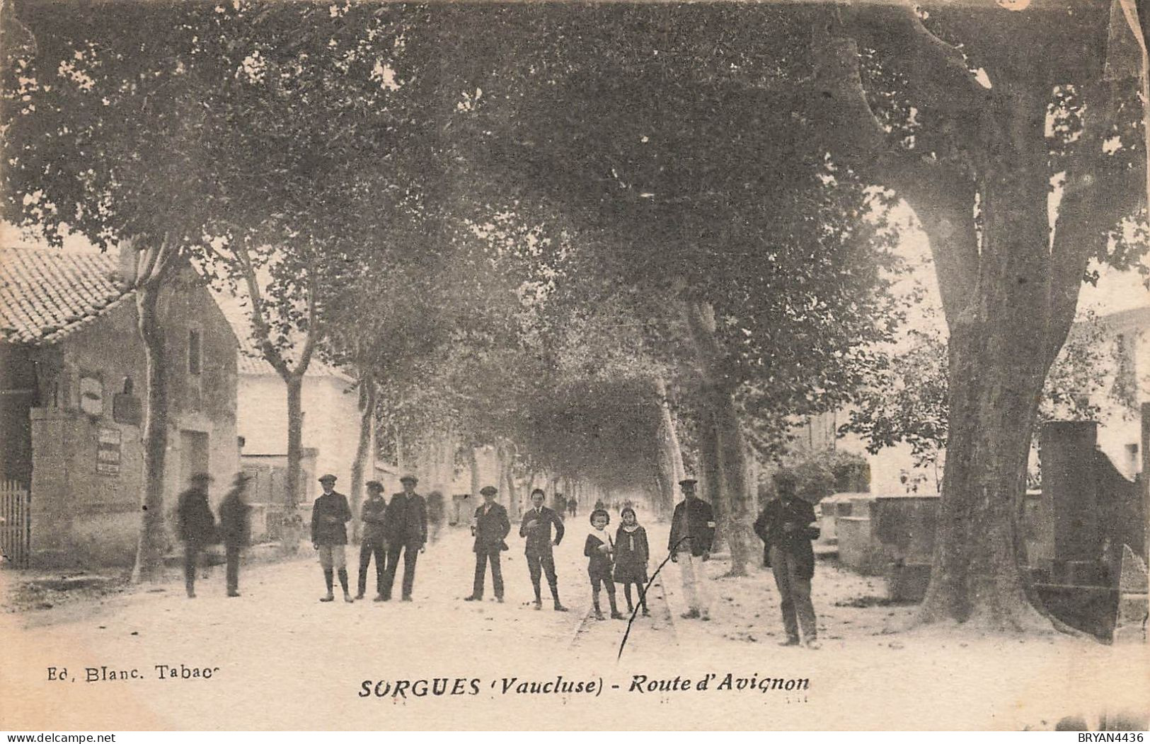 84 - SORGUES - ROUTE D' AVIGNON Animée - Sorgues