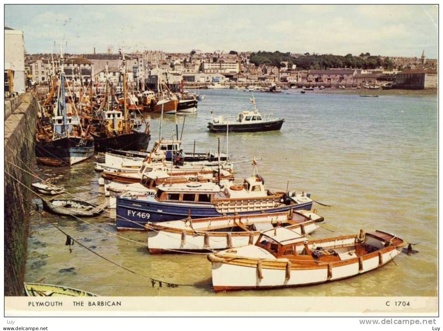 PLYMOUTH Port Ship Marina South West England The Barbican Air Mail Par Avion - Plymouth