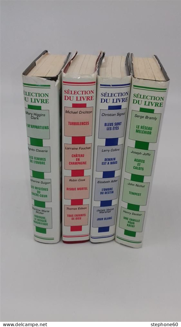 998 - (151) Lot De 4 Livre Selection Du Livre - Lots De Plusieurs Livres