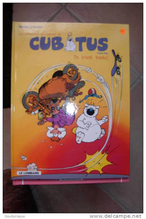 CUBITUS  EN AVANT TOUTE T1 LES NOUVELLES AVENTURES DE CUBITUS D'APRES DUPA  RODRIGUE  AUCAIGNE - Cubitus