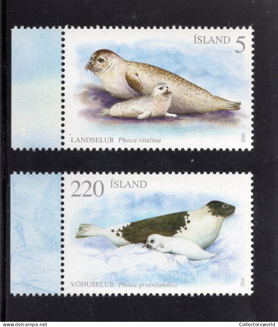 Iceland 2010 Serie 2v Seal Seals Phoque MNH - Neufs