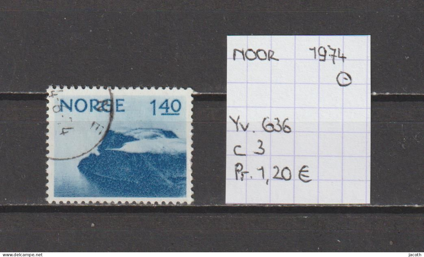 (TJ) Noorwegen 1974 - YT 636 (gest./obl./used) - Used Stamps