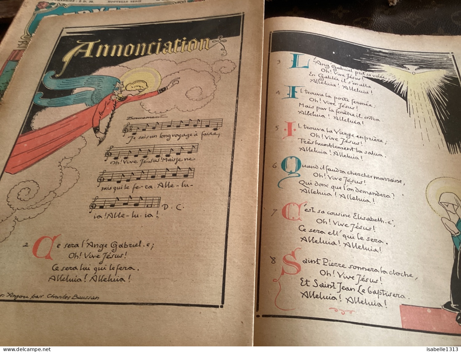 Bernadette Revue Hebdomadaire Illustrée Rare  1934 Numéro 221 L’enfant D’adoption Chanson Annonriations - Bernadette