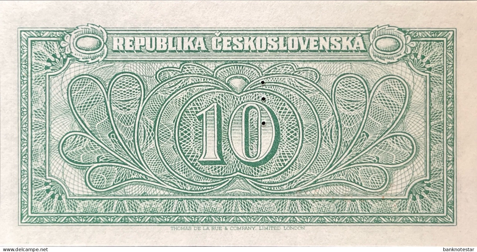 Czechoslovakia 10 Korun, P-69s (1945) - UNC - SPECIMEN - Tchécoslovaquie