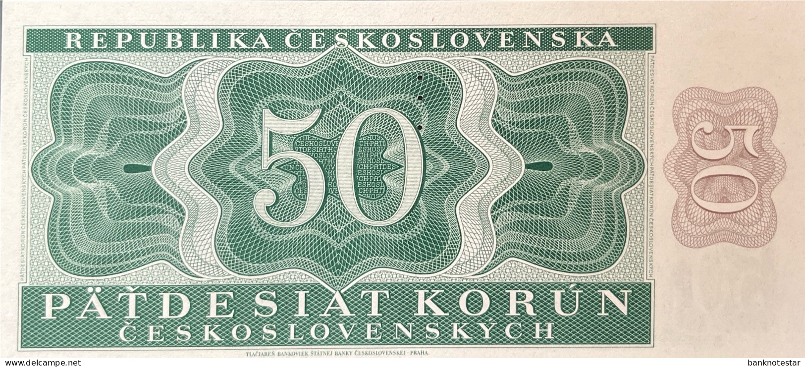 Czechoslovakia 50 Korun, P-71aS (29.8.1950) - UNC - SPECIMEN - Tchécoslovaquie