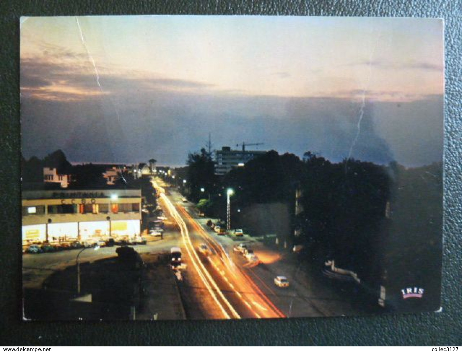 République Populaire Du Congo - Youri Gagarine Et Alan Shepard - Sur CPA Pointe-Noire Vue De Nuit - 1961 - Africa