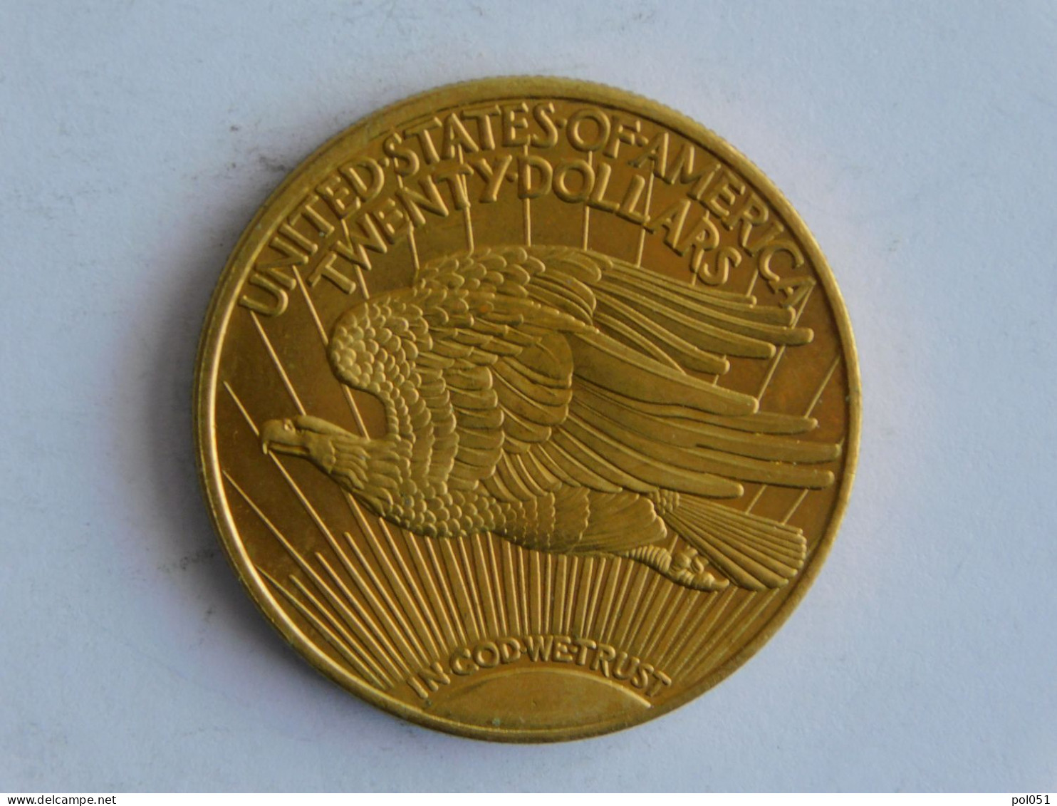 USA 20 TWENTY DOLLAR 1930 S OR GOLD Dollars Copie Copy - 20$ - Double Eagle - 1907-1933: Saint-Gaudens