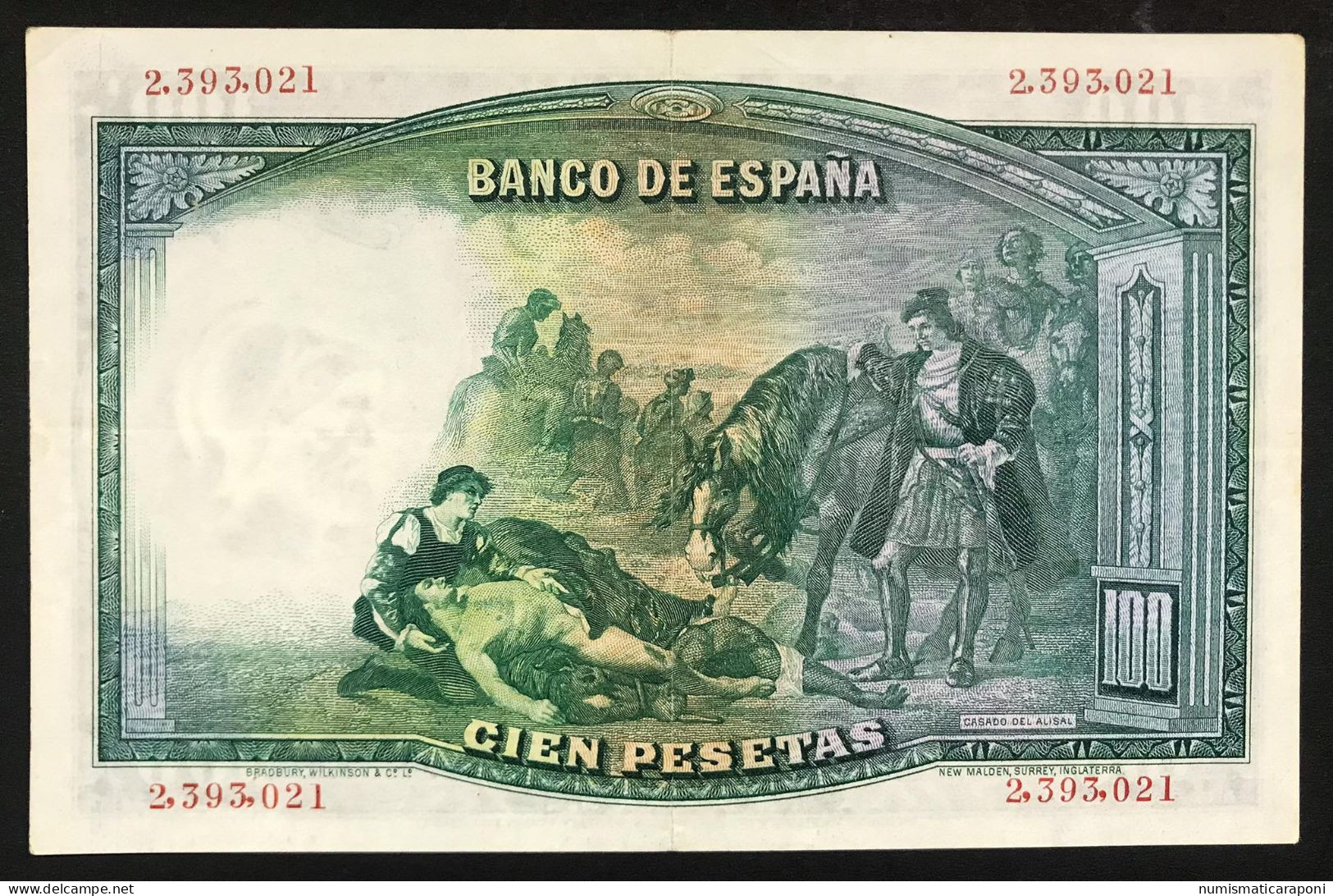 SPAGNA / SPAIN 100 PESETAS 1931 Pick#83  Lotto.2373 - 500 Pesetas