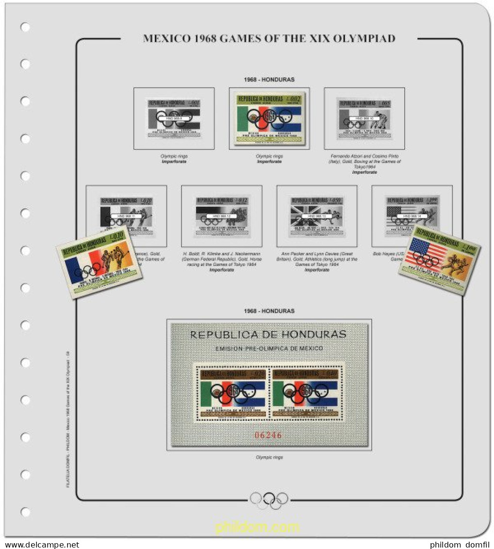 Suplemento Olimpiadas 19 Olim.Mexico 1968 -Tomo 2. Sin Montar - Sommer 1904: St-Louis