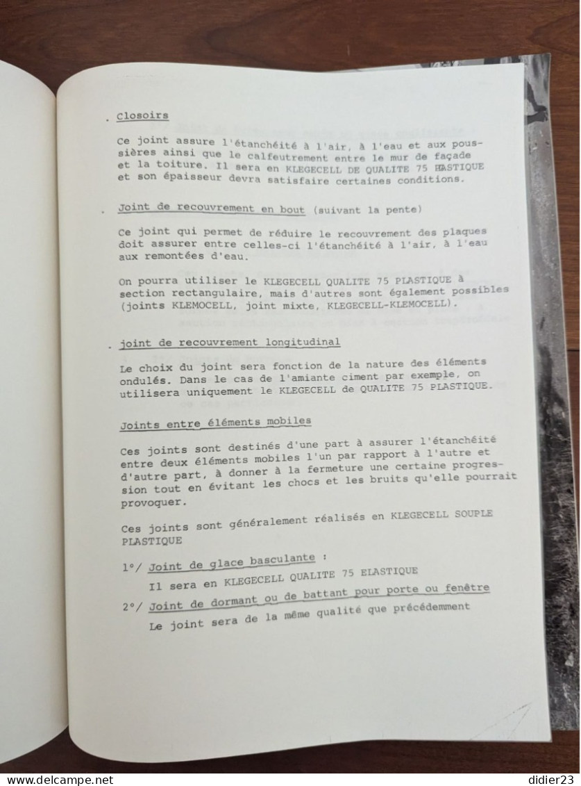 Documents RARE  Année 60 KLEBER COLOMBES STE CIFAL FONTENAY aux ROSES CAMION TREDION MORBIHAN CARROSSIER SAVIEM