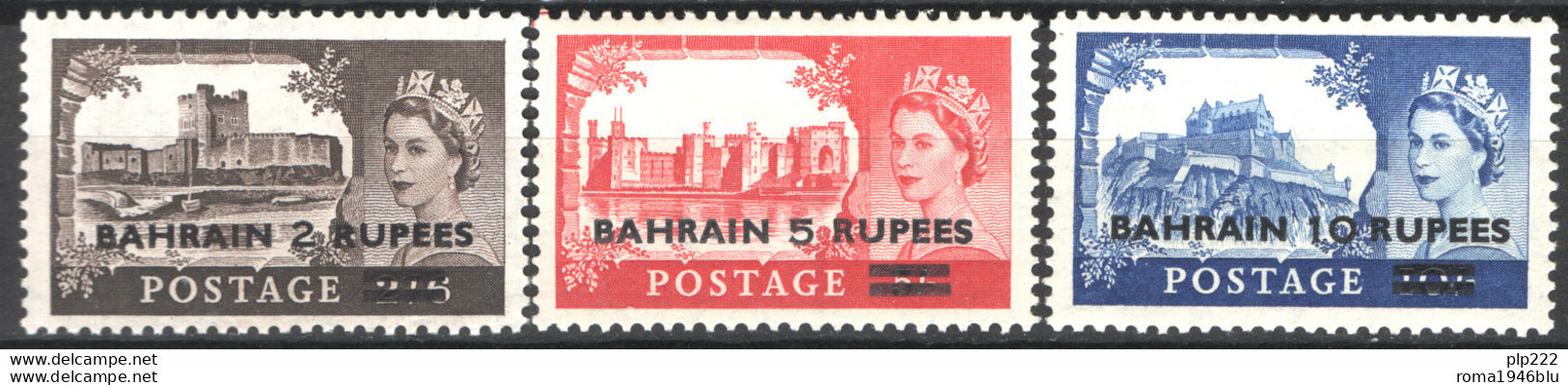 Bahrein 1955 Y.T.88/90 **/MNH VF - Bahreïn (...-1965)