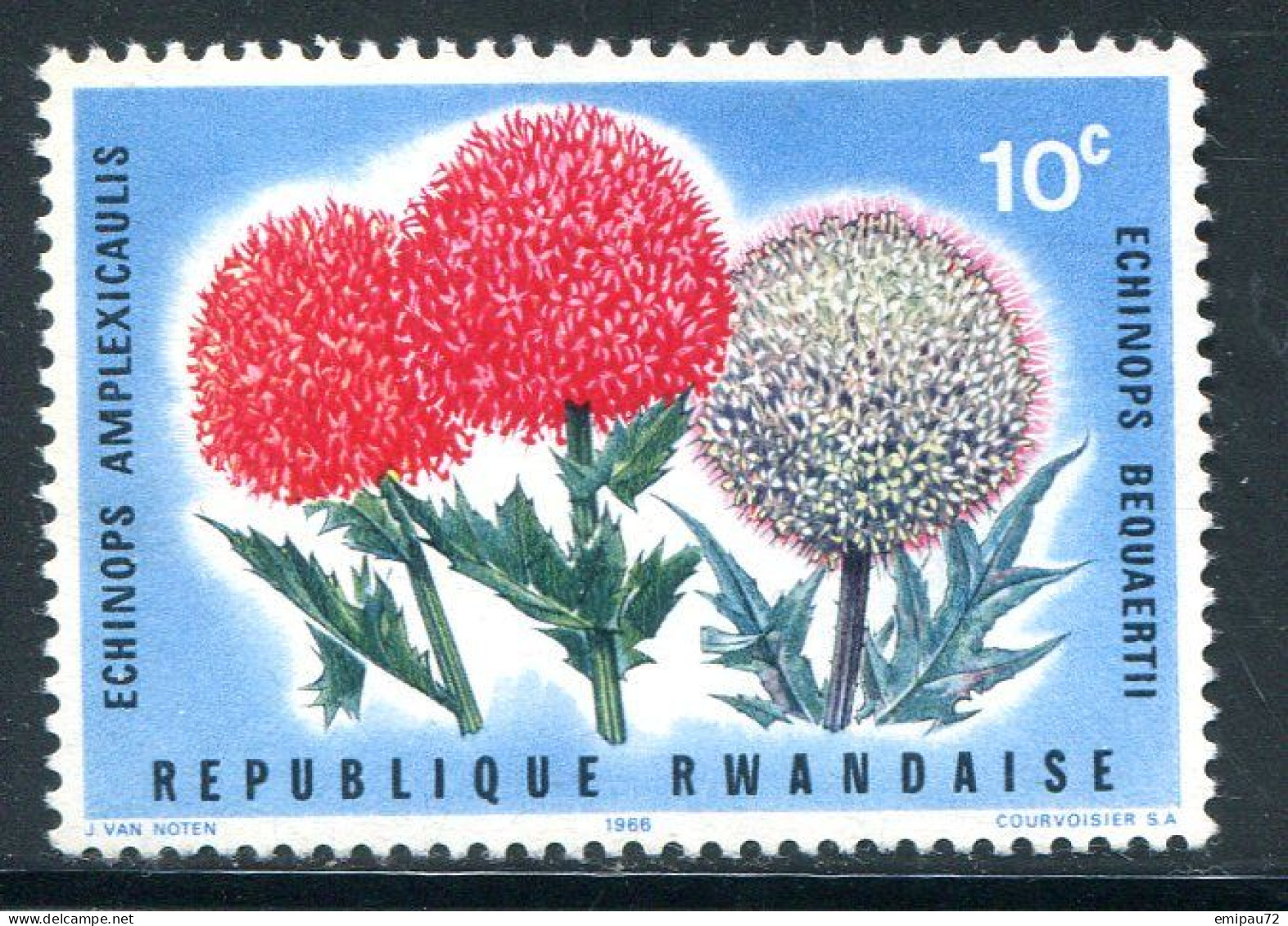 RWANDA- Y&T N°149- Neuf Sans Charnière ** (fleur) - Gebraucht