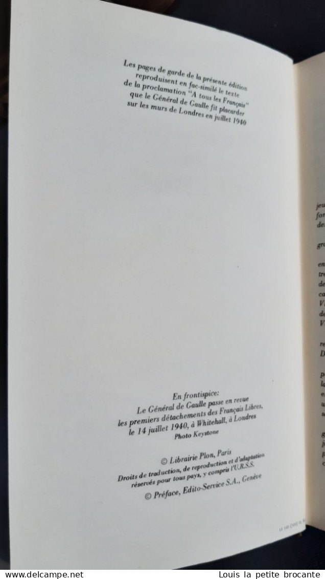 Collection Œuvres complètes de Charles DEGAULLE librairie Plon. 21 volumes