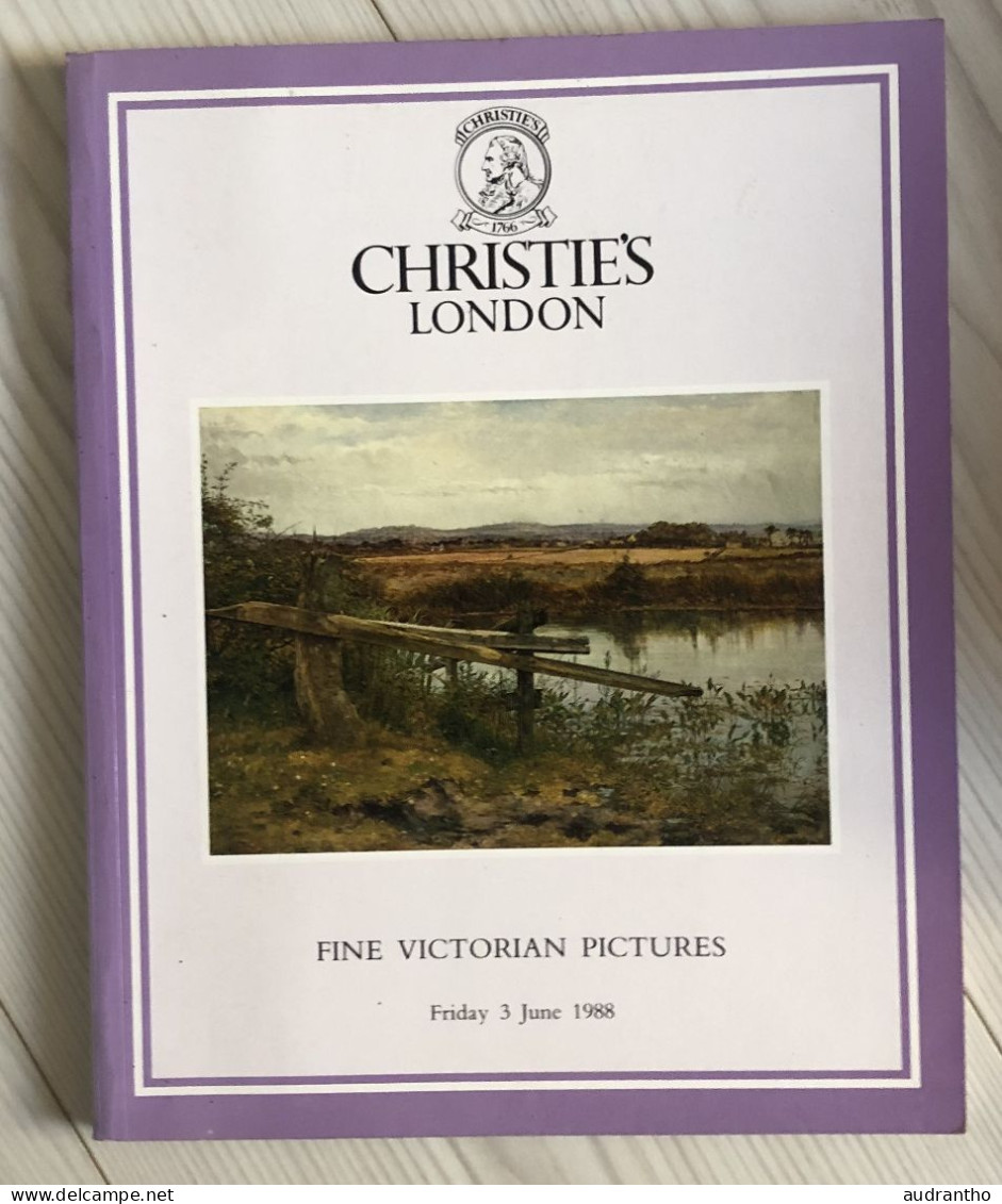 Livre CHRISTIES LONDON - Fine Victorian Pictures 1988- Tableaux Peintures Oeuvres D'art Angleterre Irlande Pays De Galle - Schöne Künste