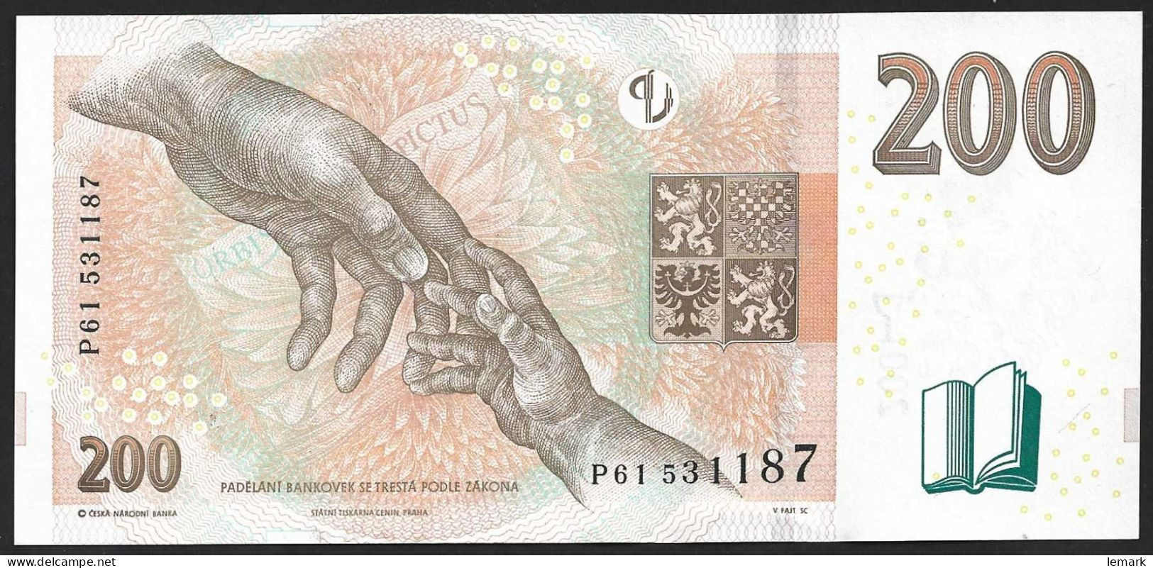 Czech Republic 200 Korun 2018 P19f UNC - Tschechien