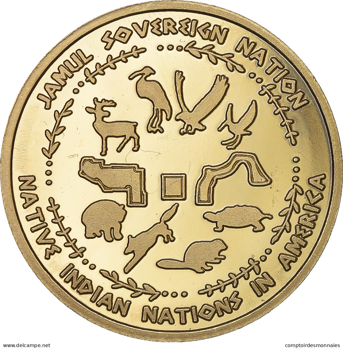 Monnaie, États-Unis, Dollar, 2023, Tribus Des Amérindiens.Seneca Tribes.BE - Gedenkmünzen