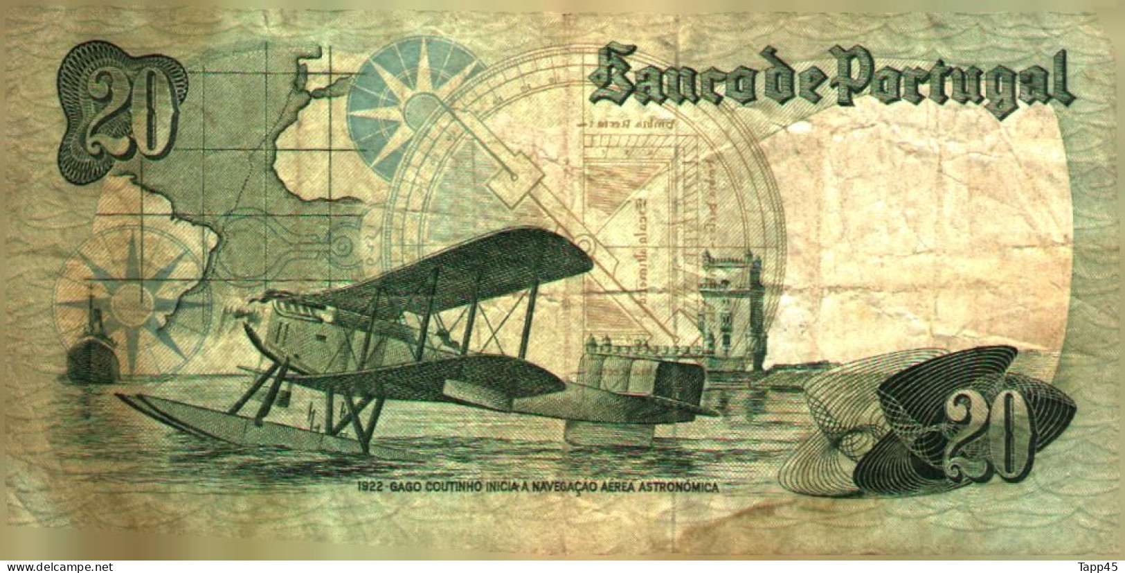 Billet  >  Portugal  >	20	Escudos  > C 04 - Portogallo