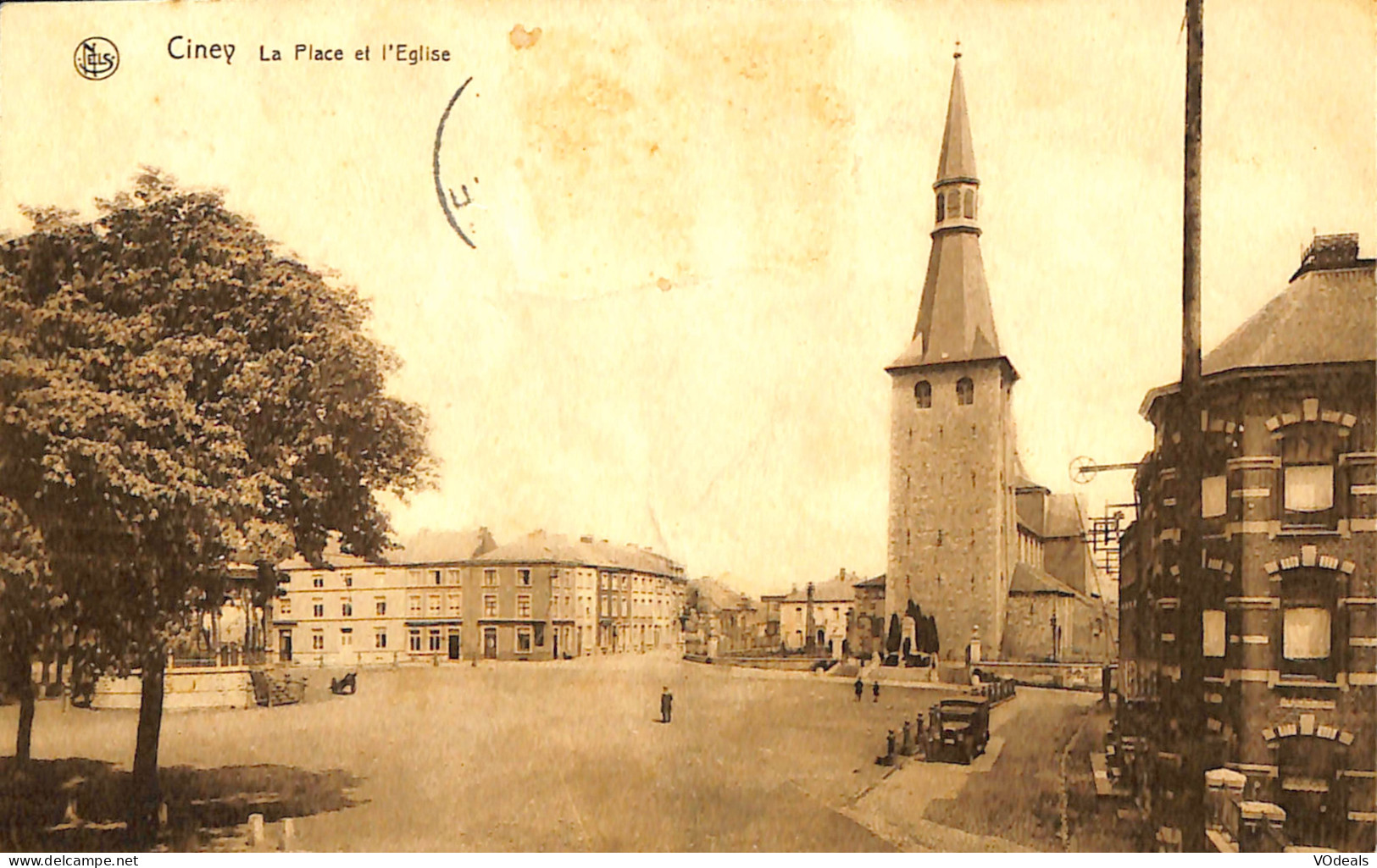 Belgique - Namur - Ciney - La Place Et L'Eglise - Ohey