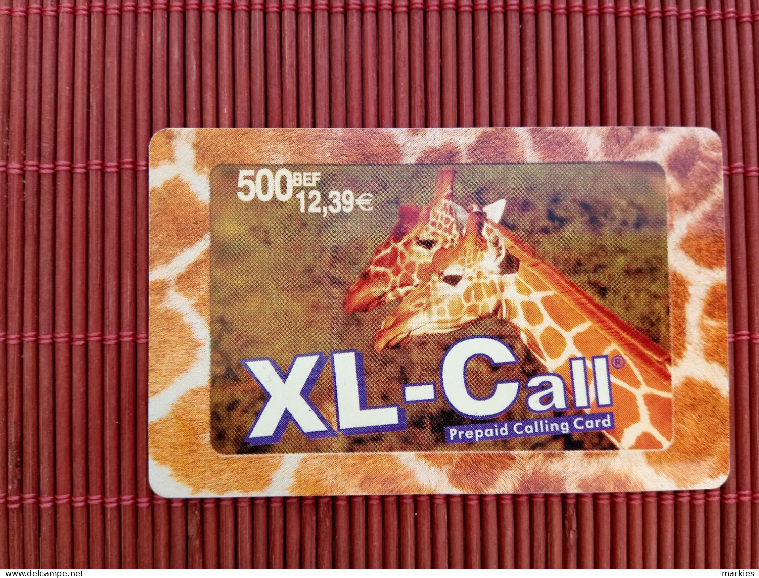 Xl Call 500 BEF Used Rare - GSM-Kaarten, Herlaadbaar & Voorafbetaald