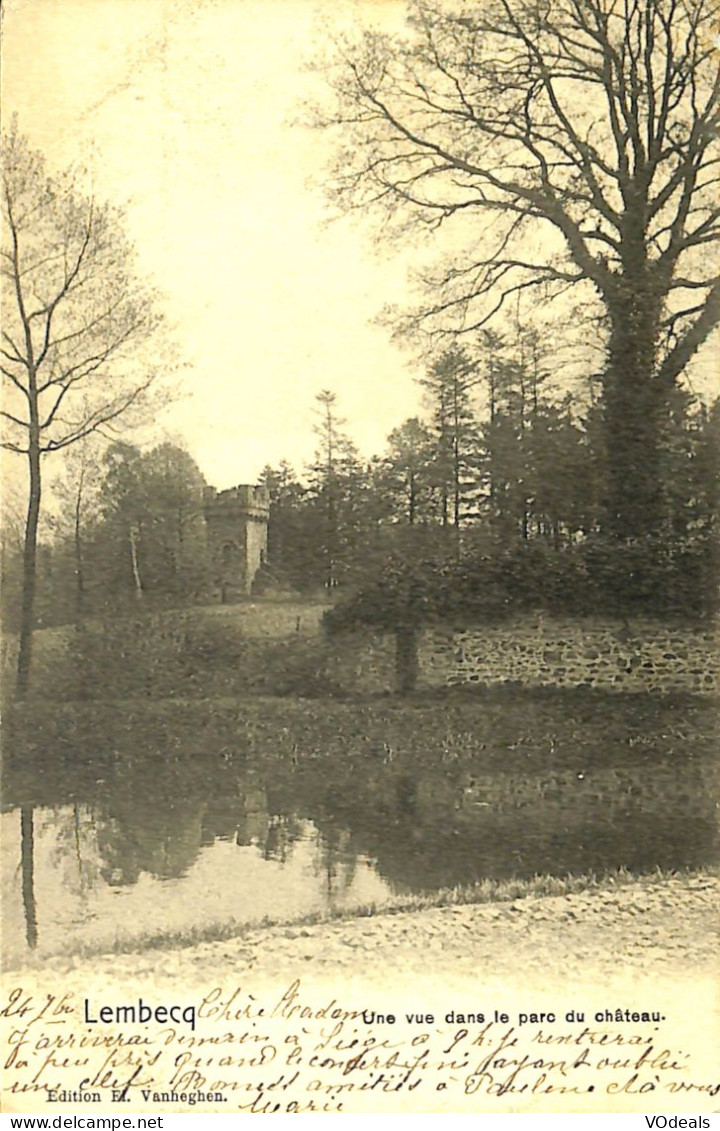 Belgique - Brabant Flamand - Lembecq - Une Vue Dans Le Parc Du Château - Halle