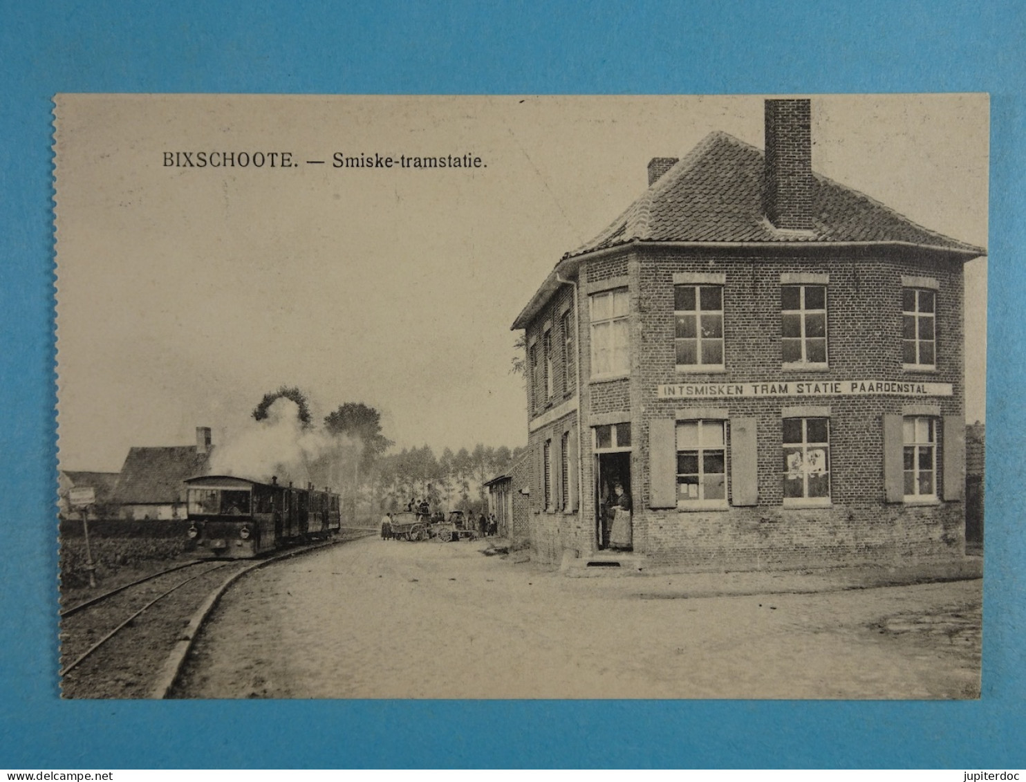 Bixchoote Smiske-tramsatie (tram à Vapeur Stoomtram)) - Langemark-Poelkapelle