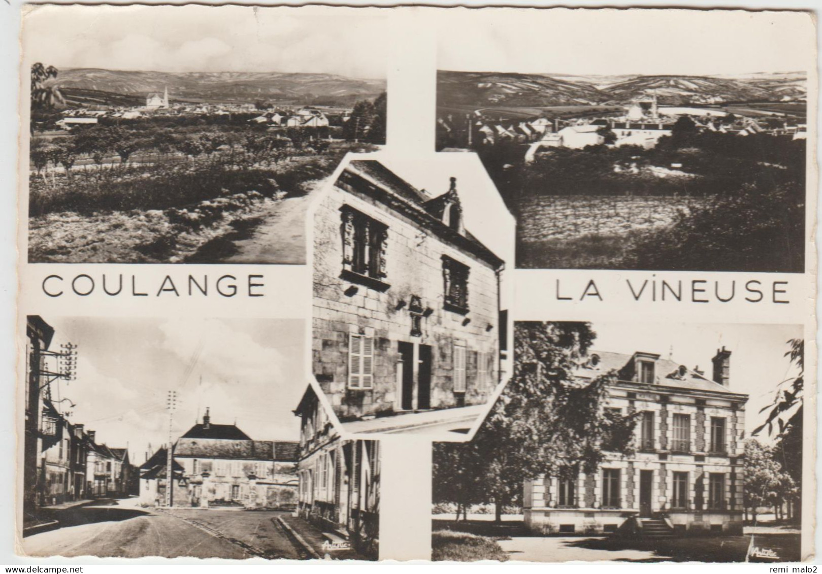 CPSM   Souvenir De COULANGE LA VINEUSE 89 - Coulanges La Vineuse