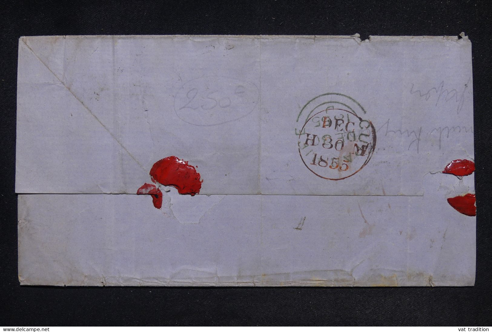 AUSTRALIE / VICTORIA - Lettre Pour L'Ecosse En 1855, Affranchissement Victoria - L 147809 - Brieven En Documenten