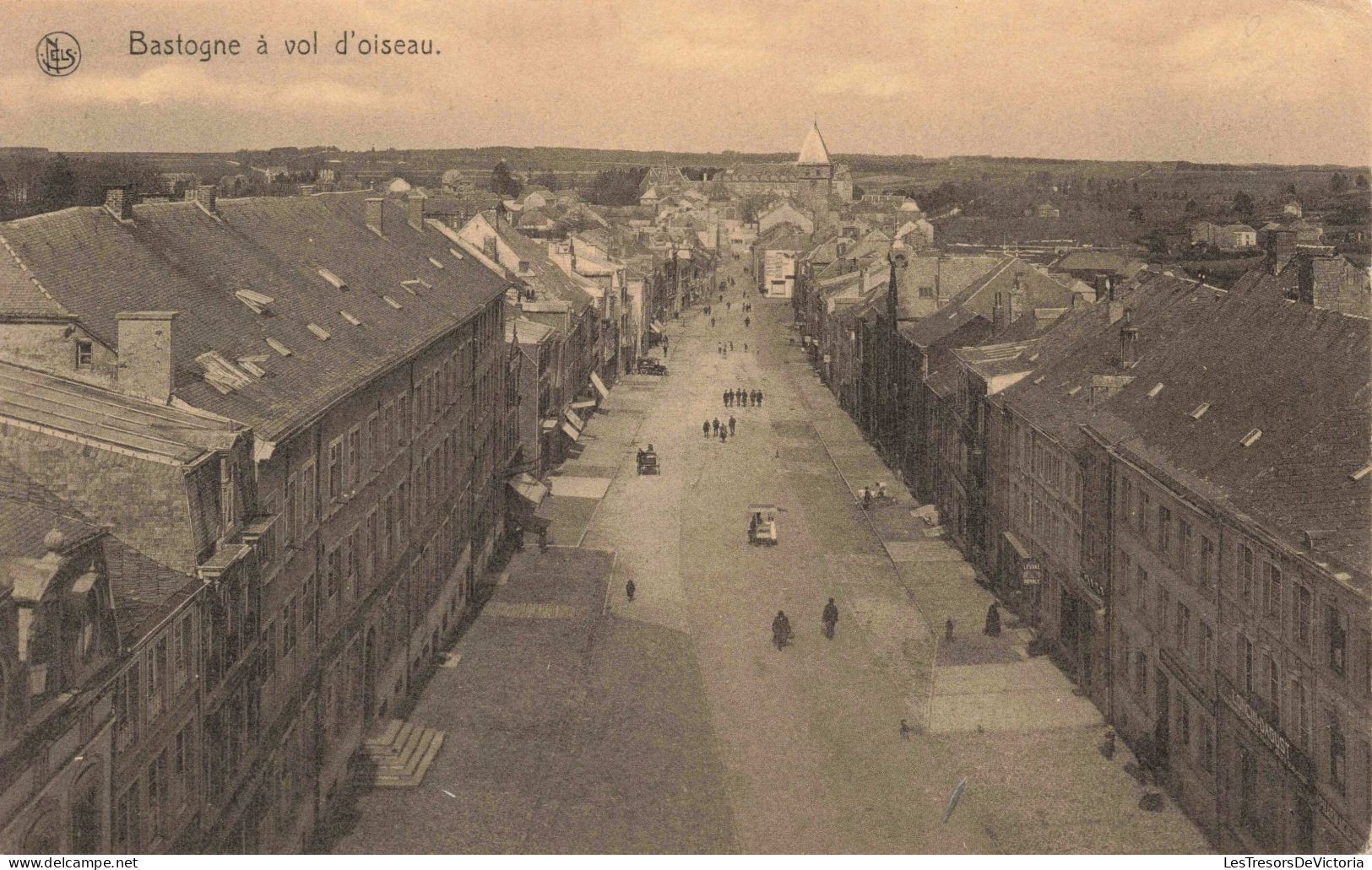 BELGIQUE - Bastogne - Bastogne à Vol D'oiseau - CARTE POSTALE ANCIENNE - Bastogne