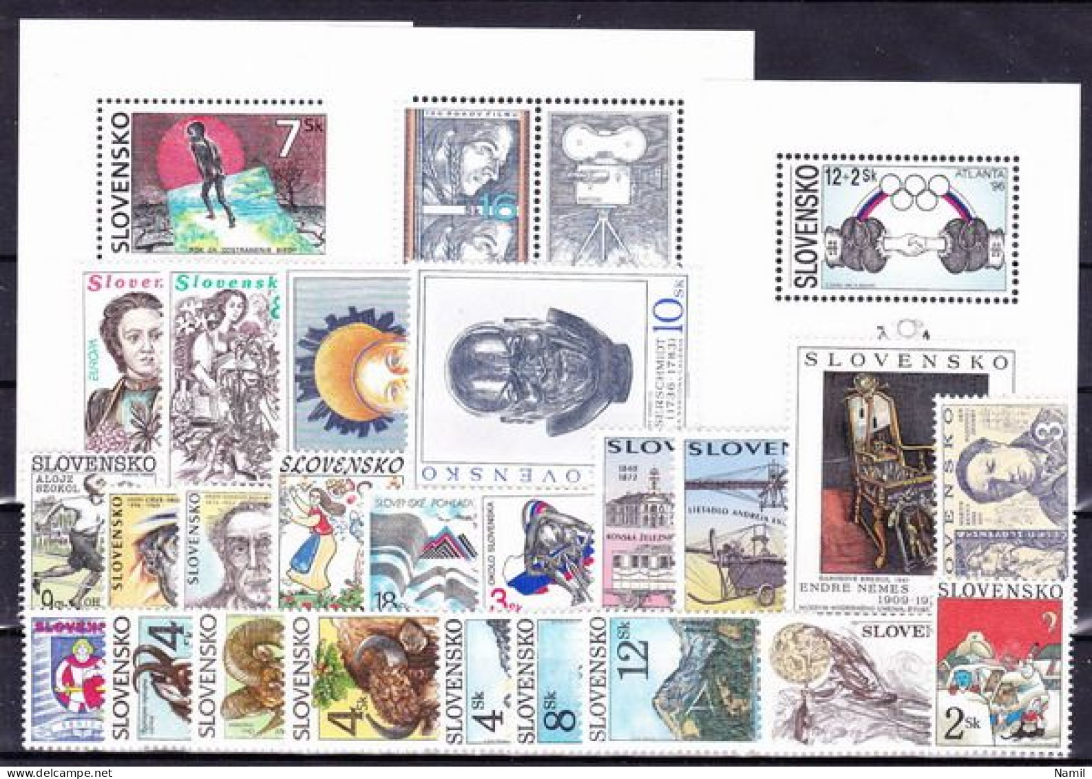 ** Slovaquie 1996 Mi 245-270, (MNH)** L'année Complete - Années Complètes