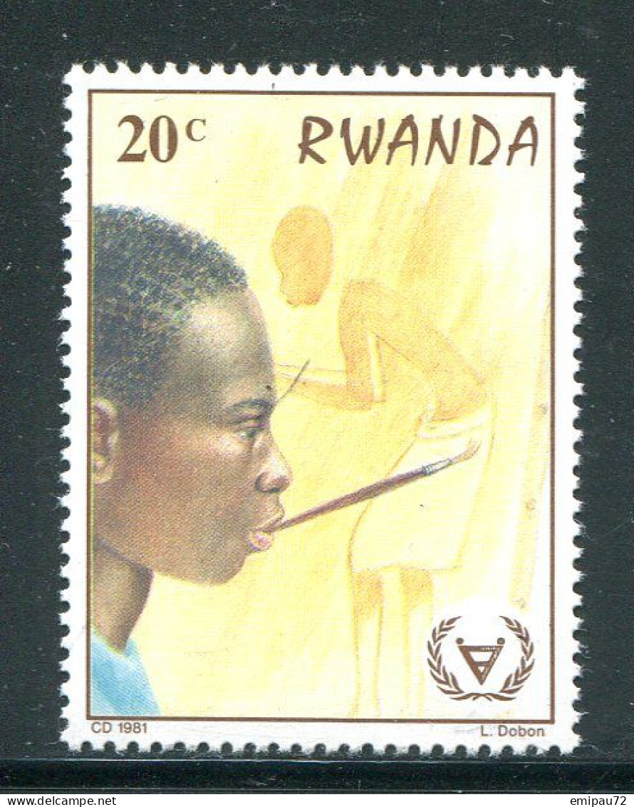 RWANDA- Y&T N°1024- Oblitéré - Gebruikt