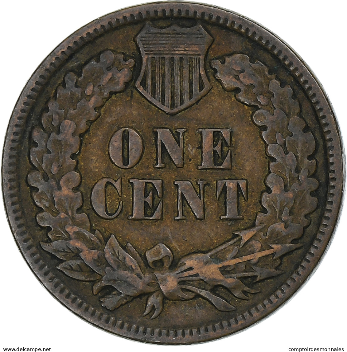 États-Unis, Indian Head, Cent, 1893, Philadelphie, TTB, Bronze, KM:90a - 1859-1909: Indian Head