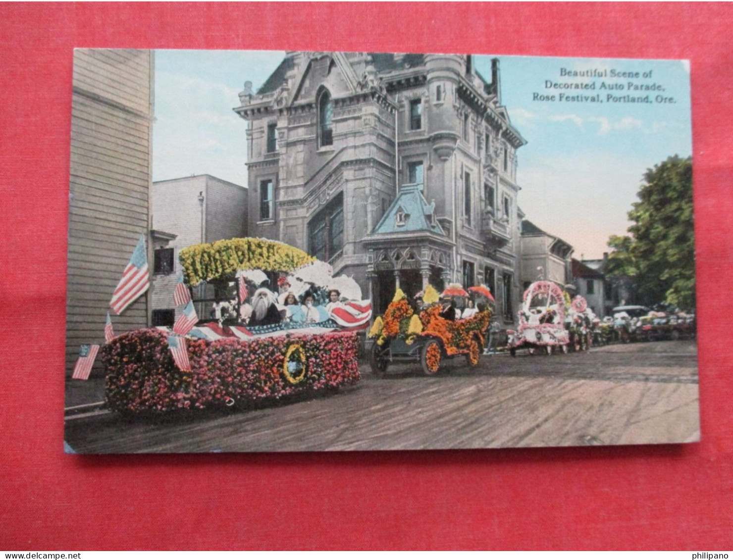 Decorated Auto Parade.   Rose Festival. Portland. Oregon  Ref 6224 - Portland