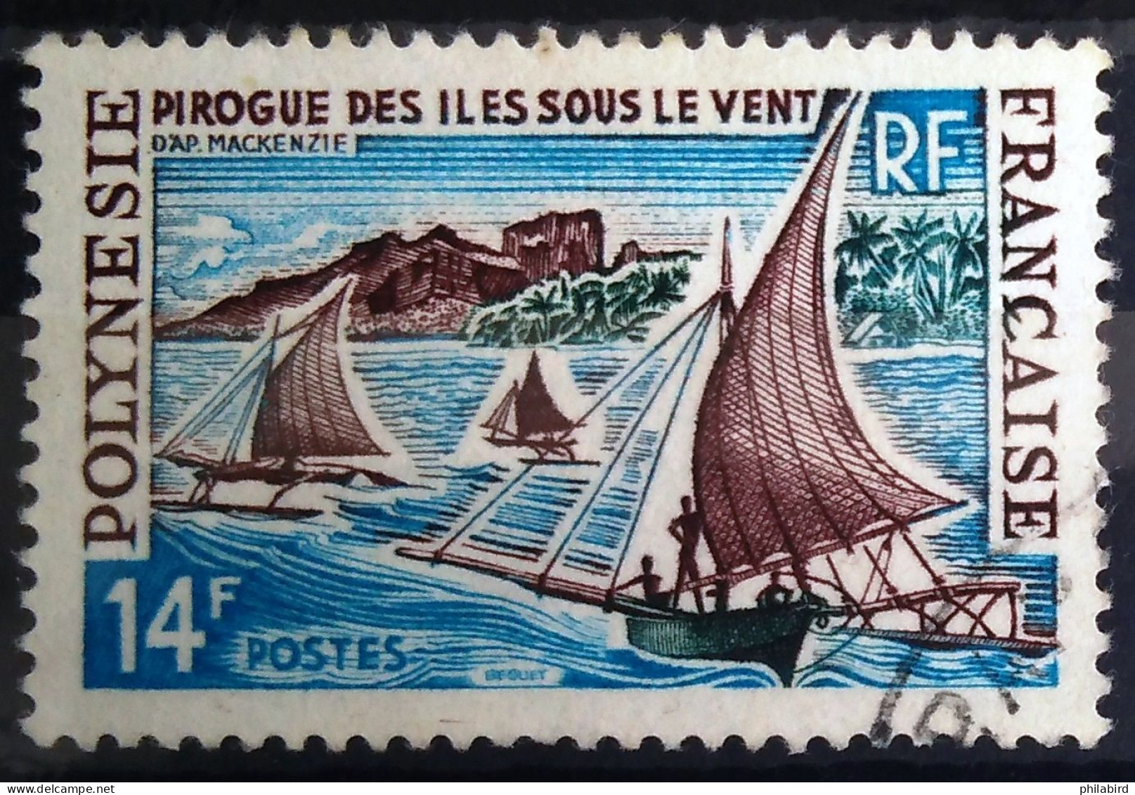 POLYNESIE FRANCAISE                          N° 39                       OBLITERE - Used Stamps