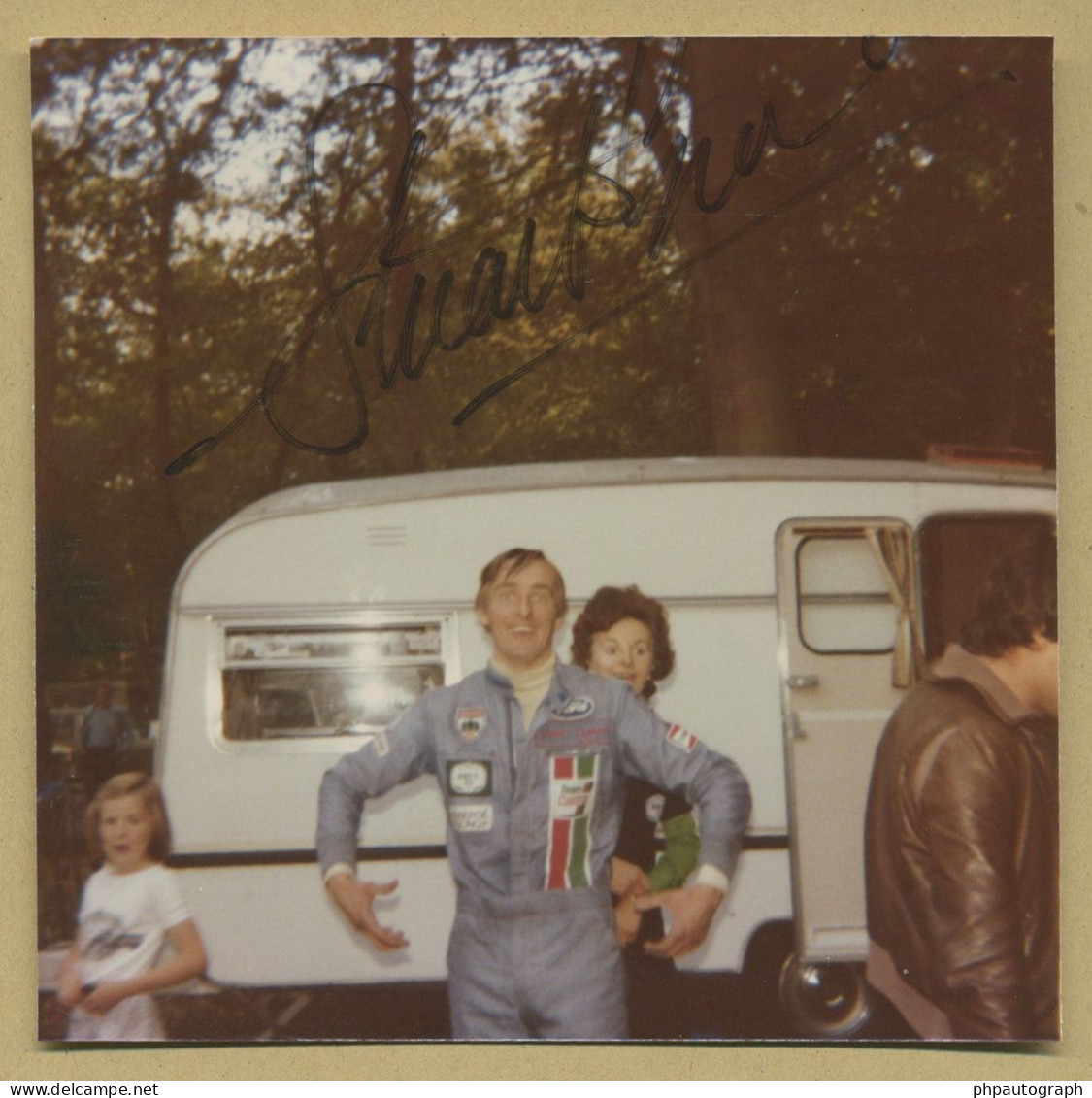 Stuart Graham - Pilote Automobile Anglais - Photo Originale Signée - 1977 - Sportifs