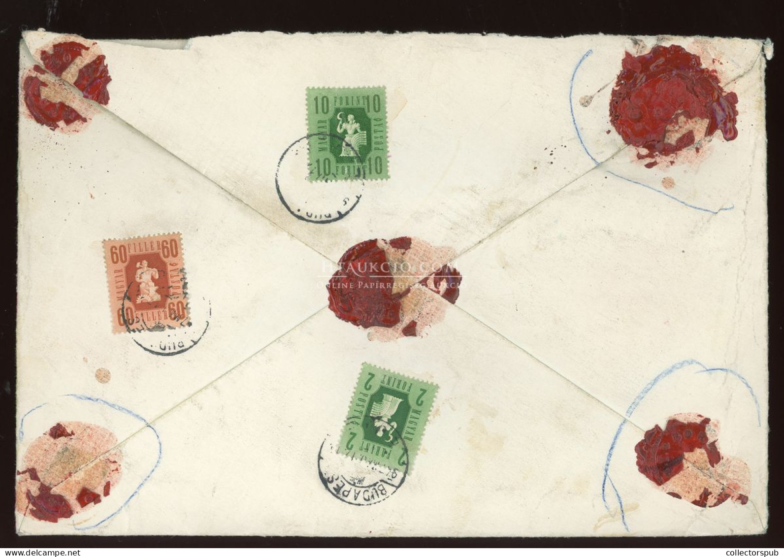 BUDAPEST 1947. Értéklevél 12.60 Ft Nagykanizsára Küldve - Used Stamps