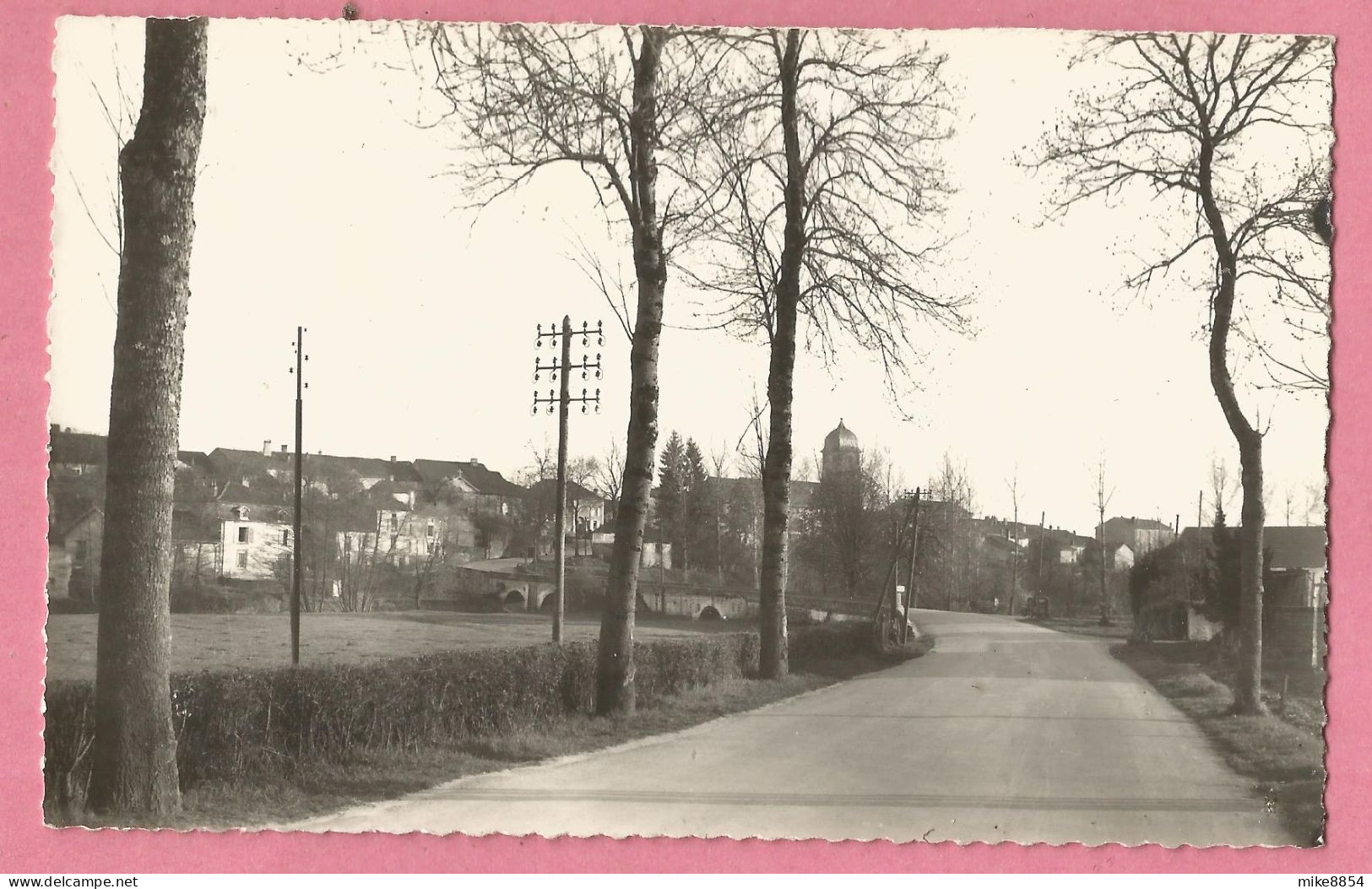 A209  CPSM MONTHUREUX SUR SAONE   (Vosges)  Avenue De La Gare - Pont Colas   - Photo Robert Bellin  +++++ - Monthureux Sur Saone