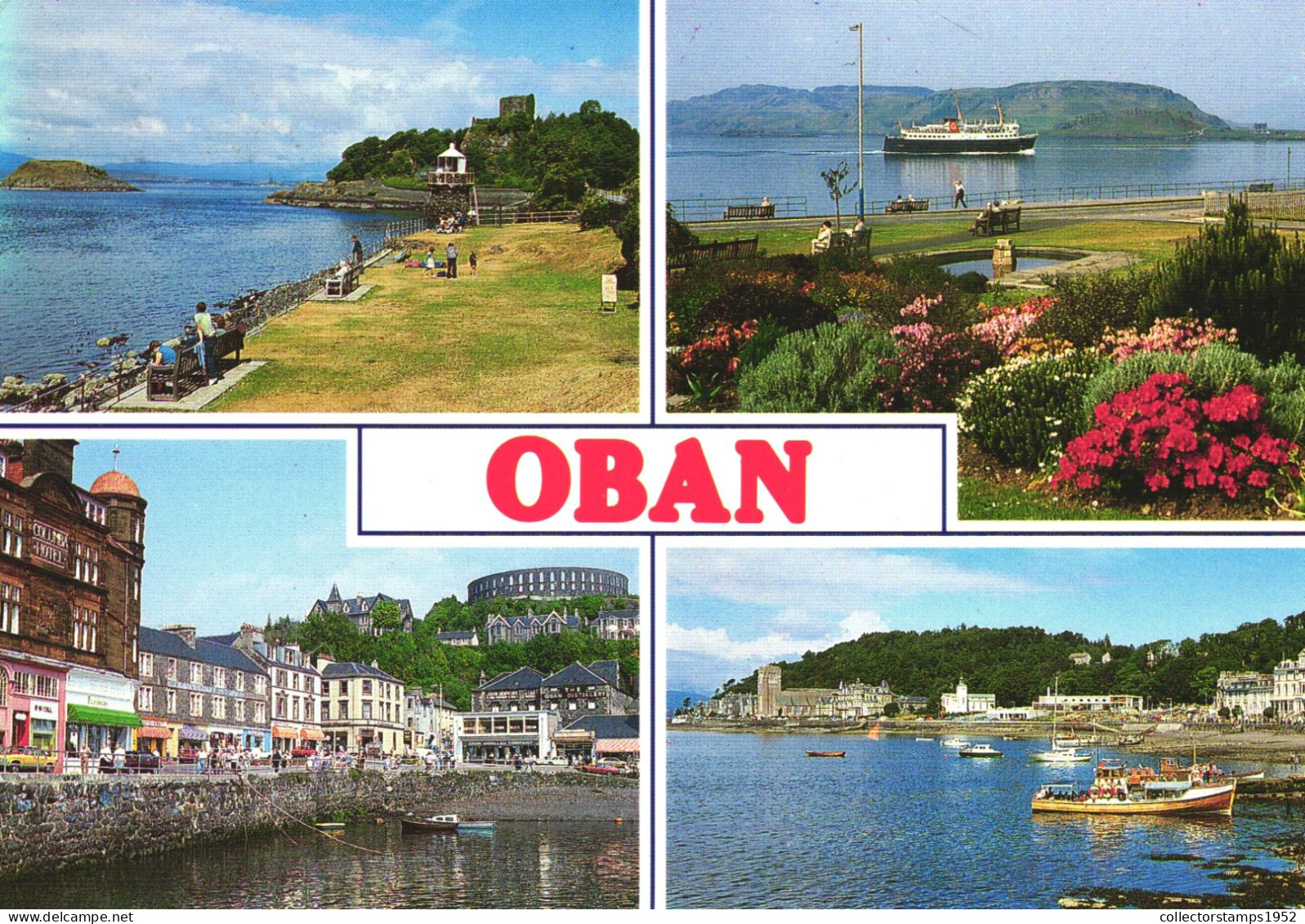 OBAN, BUTE, SCOTLAND, MULTIPLE VIEWS, RESORT, SHIP, GARDEN, ARCHITECTURE, BOATS, UNITED KINGDOM - Bute