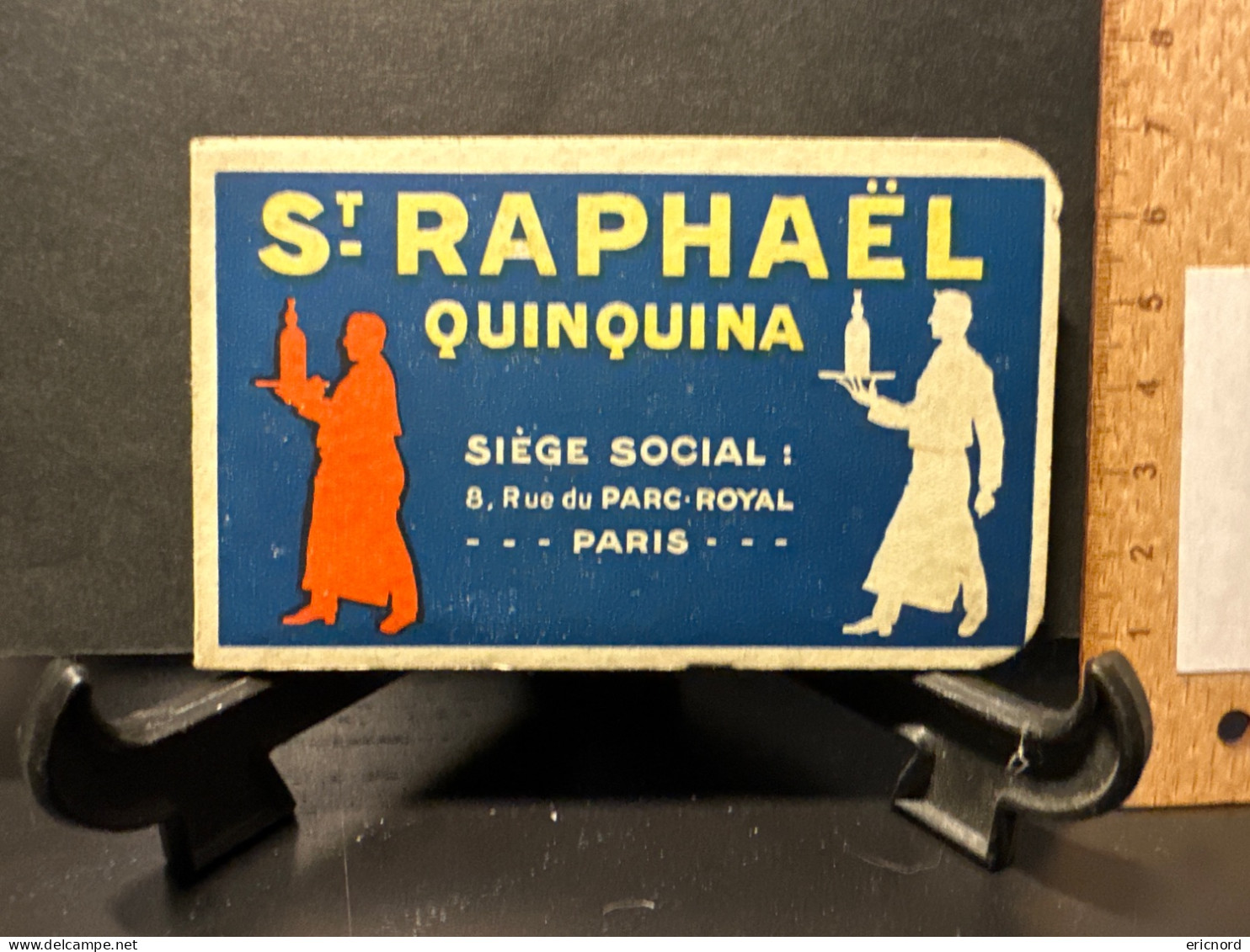 Carnet Publicitaire St Raphaël Quinquina 1929 - Alcohols