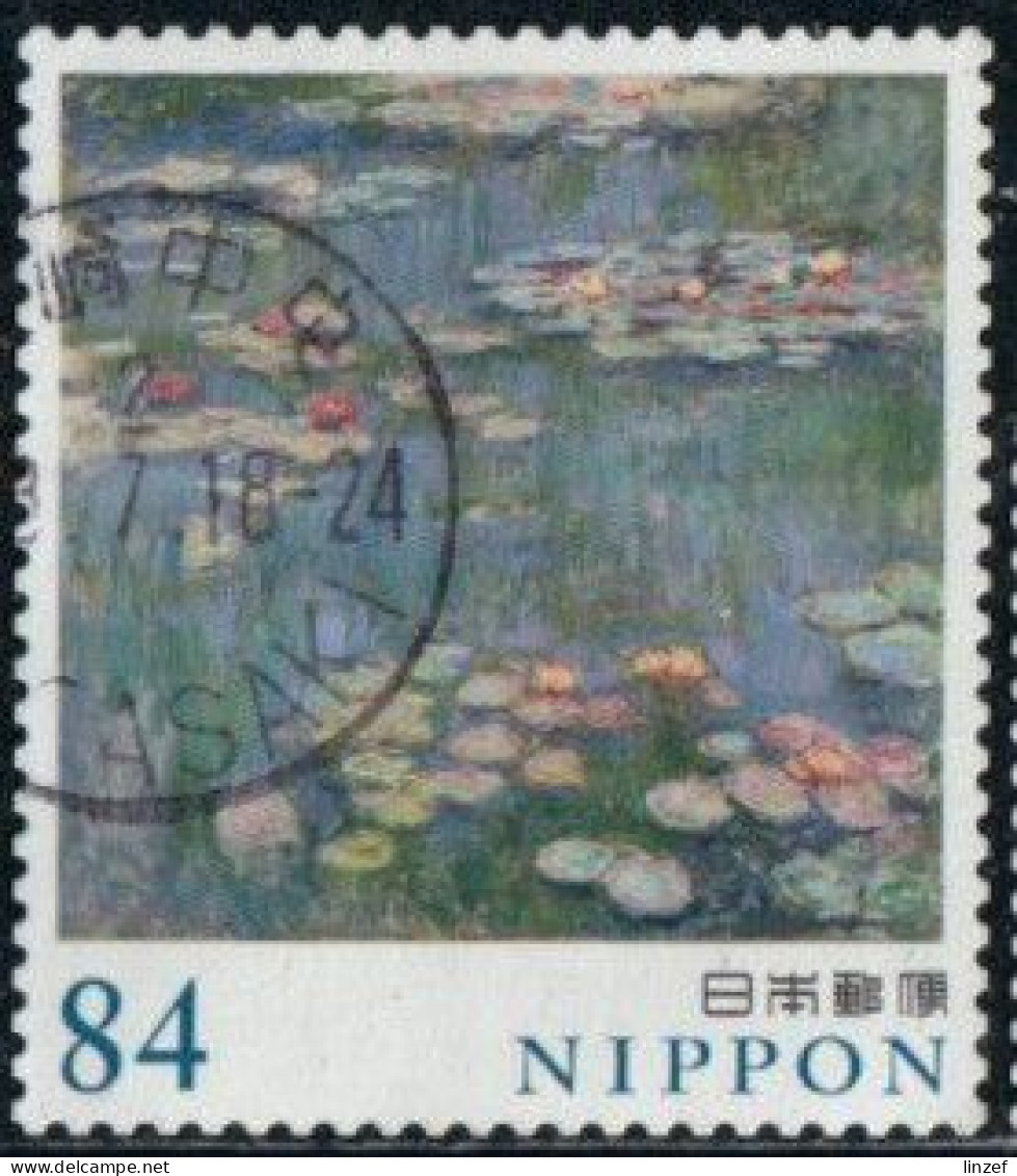 Japon 2020 Yv. N°9819 - Nénuphars, De Claude Monet - Oblitéré - Oblitérés